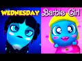 🎀 BARBIE GIRL 🖤 Wednesday Karaoke Version! 🎤  Cute Covers by The Moonies Official