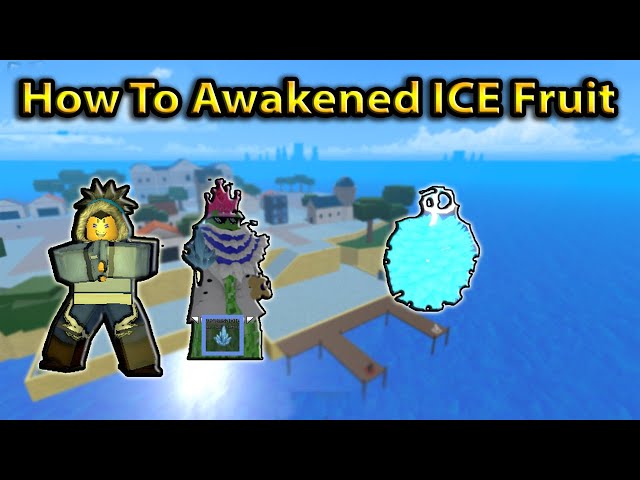 Noob Uses Ice Fruit ( Awakened Ice ) I Reached Level Max In King Legacy 