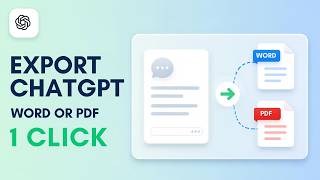 How to Export ChatGPT to Word or PDF in 1 Click (Free)