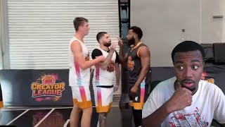 IT GOT SPICY!!! CASH NASTY Almost Got DUNKED ON?? | 3v3 CREATOR LEAGUE Reaction