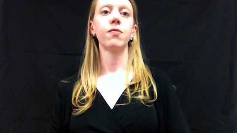 NCHS ASL 1 Noun-Verb Pairs & Possessions