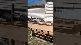 Haciendo Y Reforzando Un Deck En La Construcción