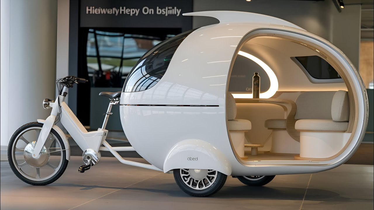 "2025 Tricycle RV Camper – The Future of Tiny Travel Homes! 🚐⚡"