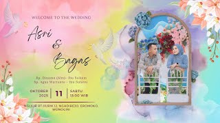 π΄ LIVE STREAMING || WEDDING : ASRI & BAGAS || NGLILIR RT.01/RW.12, NGADIREJO, EROMOKO, WONOGIRI