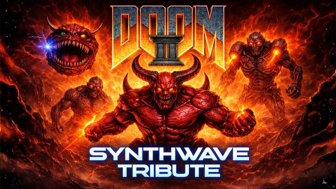 DOOM II • 14 Track Heavy Dark Synthwave Assault (Pixel Wave)