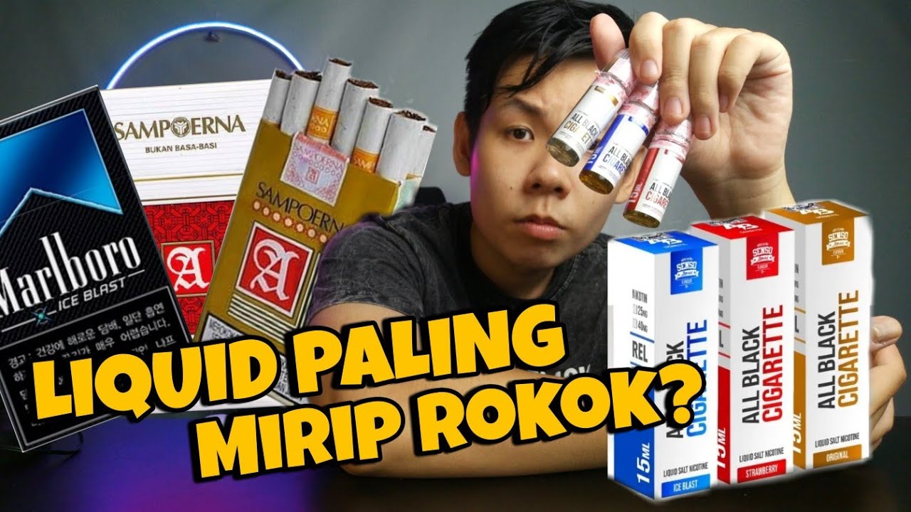 ALL BLACK C1GARETTES SERIES BY SENSO || LIQUID TOBACC0 PALING BERASA?