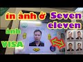 In ảnh ở seven eleven & Cuộc sống ở nhật