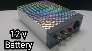 How to make 12v Battery at Home | DIY 12v battery