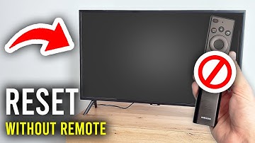 How To Reset Any TV Without Remote - Step By Step