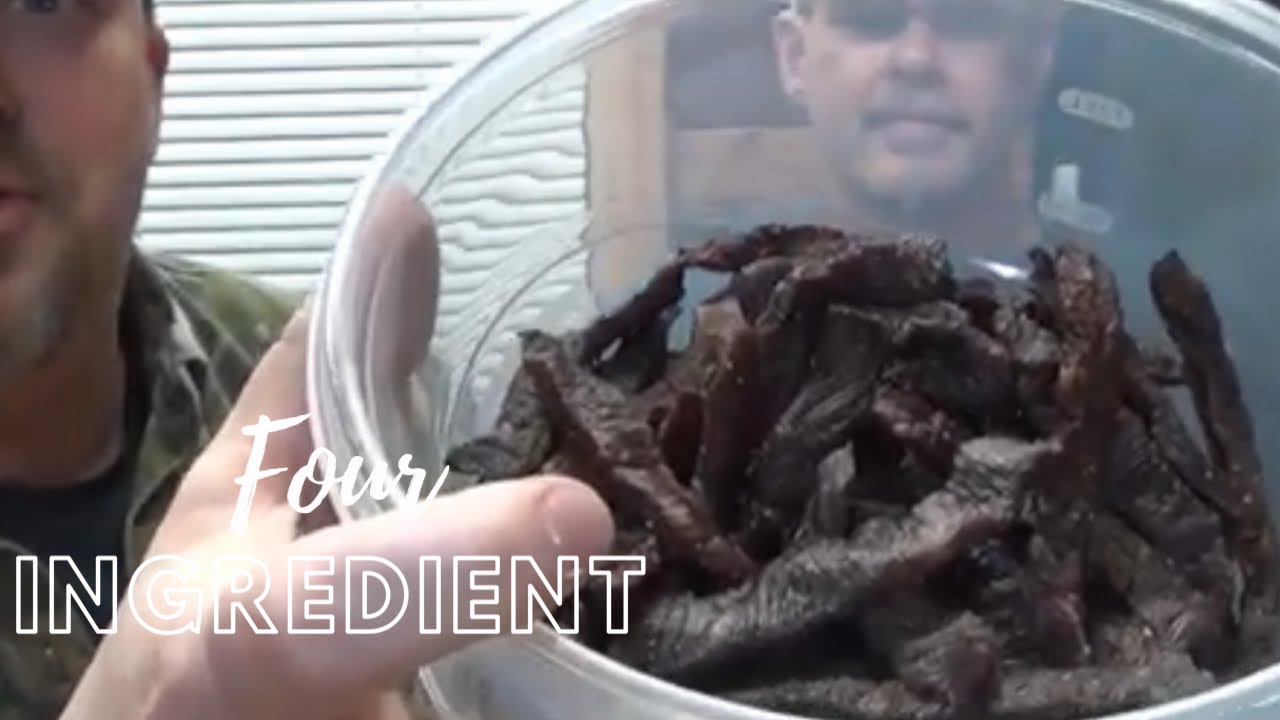 Basic Simple Four Ingredient Beef Jerky Recipe Easy Made In