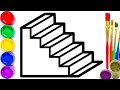 Drawing stairs for children