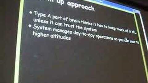 Getting Things Done (Matt Zimmer) Java Posse Roundup 2008 Lightning Talk