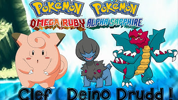 Pokemon Omega Ruby and Alpha Sapphire HOW TO CATCH/GET DEINO, CLEFAIRY, DRUDDIGON with dexnav!