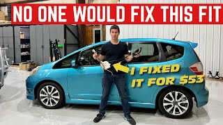 Why Am I The ONLY Mechanic That Can FIX This Honda Fit?