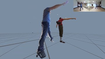 Sample Dual Azure Kinect 180 Degree Project: Walk, WFOV mode