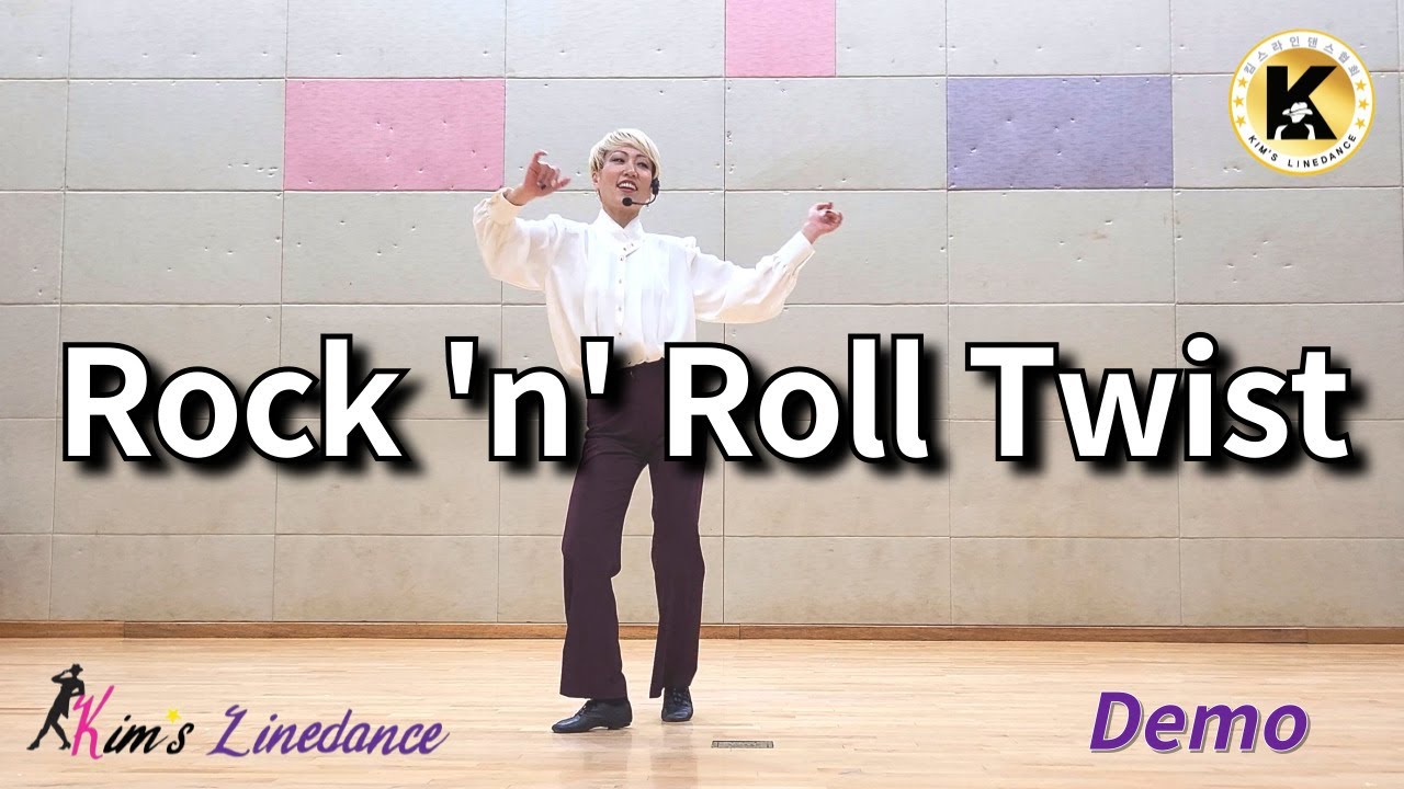 Rock 'n' Roll Twist Linedance (Demo) 초급 [Choreo: Heejin Kim, Misun Yu, Youngeun Song]