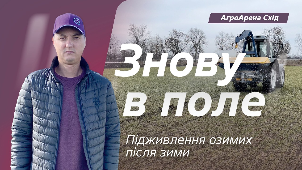 Знову в поле! Підживлення озимих після зими // Життя Байєр АгроАрен