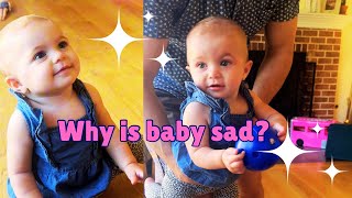 Baby wanted a turn too! #babiesofyoutube #wholesomevideo #babyactivities #happybaby #cryingbaby