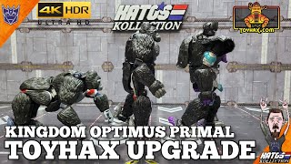 Kingdom Optimus Primal ToyHax Decal Upgrade | Kato's Kollection Reviews