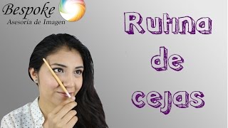 Rutina de cejas