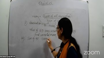 "Online Lecture Series:- Statistics BY MS.REETA TYAGI , IIMT College of Polytechnic"