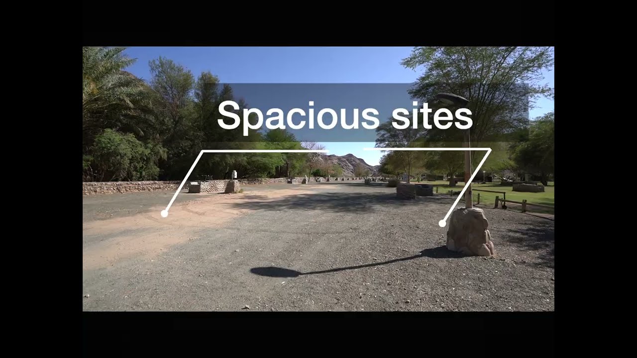 Ai Ais camping site Fish River Canyon by Namibia Wildlife Resorts