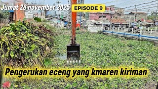 ‼️EPISODE 9 pengangkatan eceng gondok kiriman  masih berlanjut di rengasdengklok 