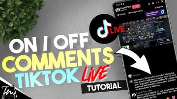 How to Turn On or Off Comments on TikTok Live