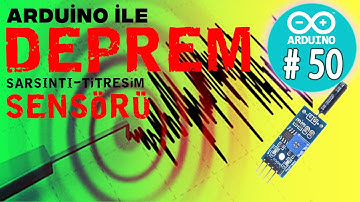 Arduino Sarsıntı Sensörü - Deprem - Titreşim Sensörü - Arduino Ders 50-