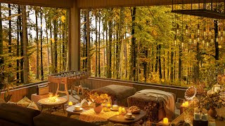 Cozy Café with Autumn Vibes ☕ Mellow Piano Jazz Harmony to Relax, Study, Work