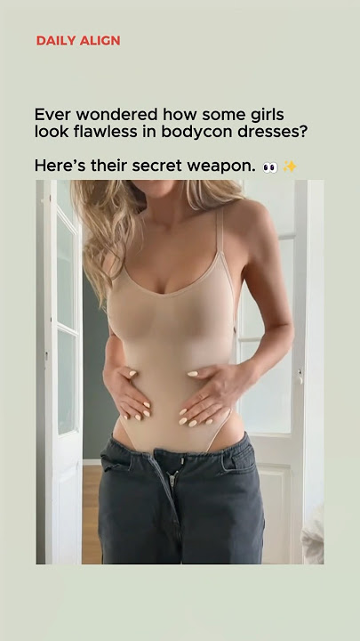 The hidden bodysuit that transforms your shape instantly and makes every dress look custom-tailored.