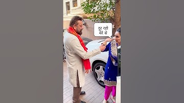 Seeing Sanjay Dutt and his wife together#shorts #youtubeshorts #bollywoodnews