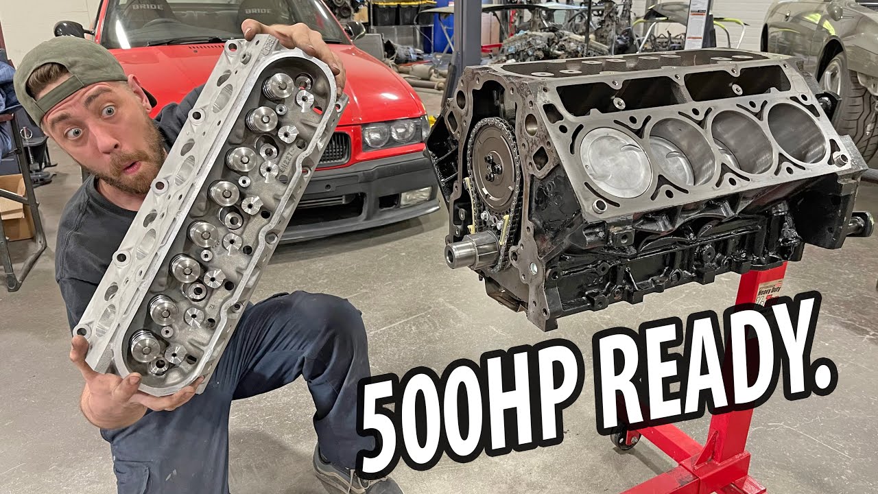 Fully assembling the poor-mans LS3! (Looks too good) - YouTube