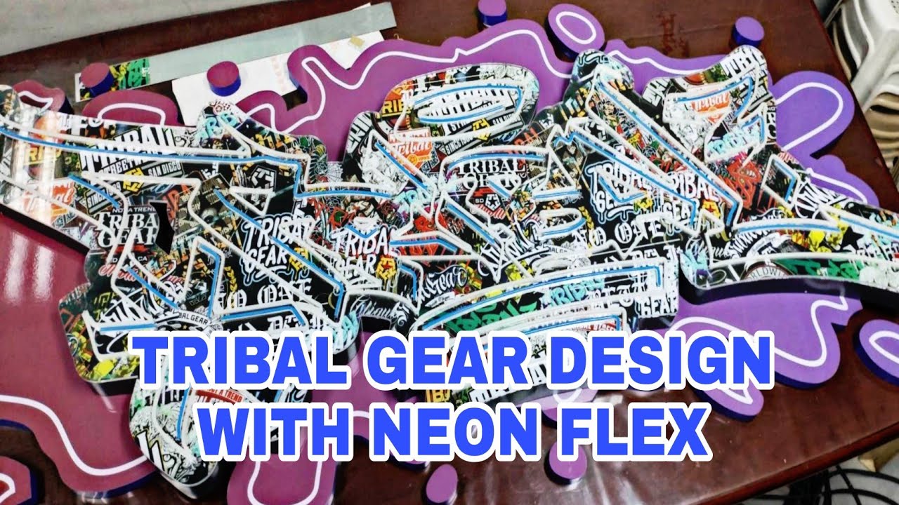 TRIBAL GEAR DESIGN NEON FLEX THE MAKING