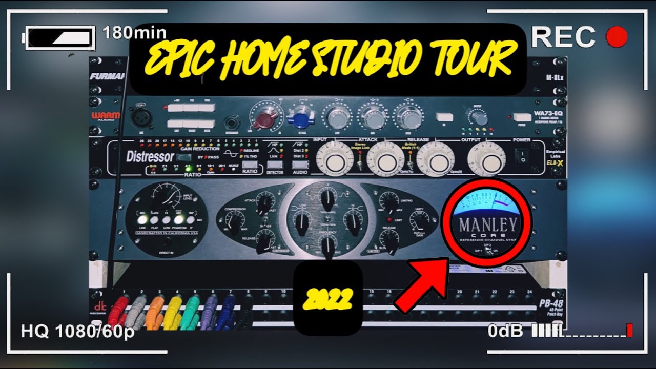 EPIC HOME STUDIO TOUR !! - YouTube