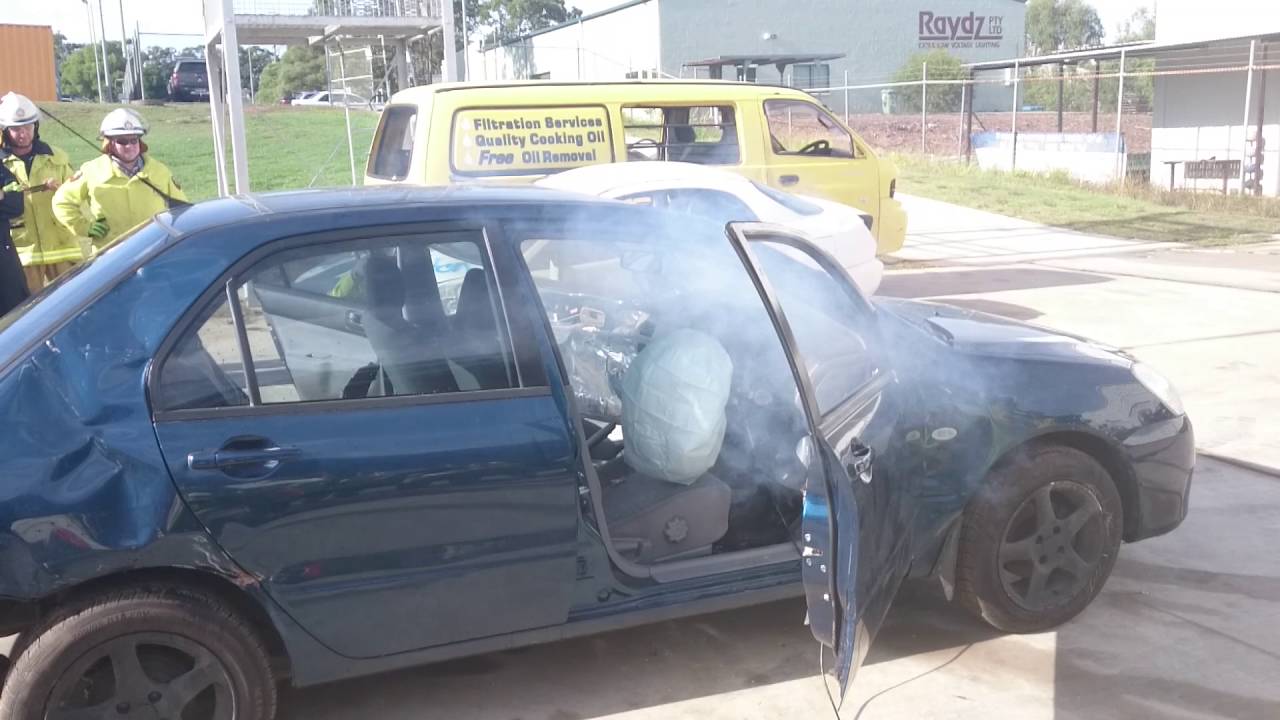 Airbag detonation YouTube