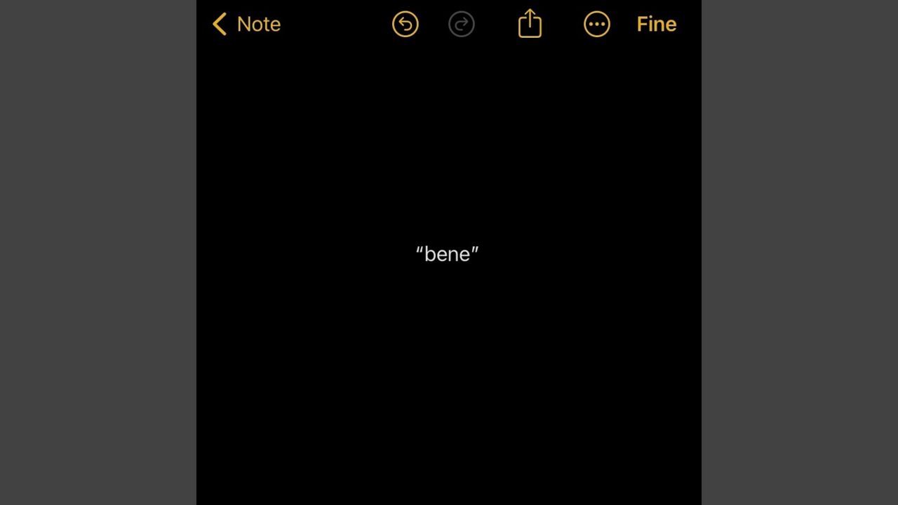 Bene auf YouTube ansehen Bene auf YouTube ansehen