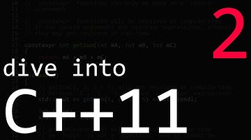 Dive into C++11 - [2] - Frametime, FPS, constexpr, uniform initialization