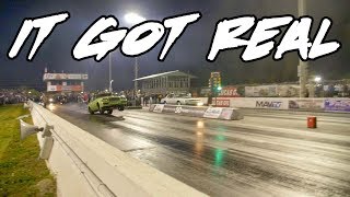 A 24 INCH SLICKS VS 22 INCH HARD TIRE GRUDGE RACE! GREEN GOBLIN REGAL VS GONE HOLLYWOOD MONTE CARLO!