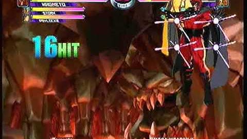 MvC2: Magneto 100% Sequence at Match Start (1 Reset / 1 Meter)