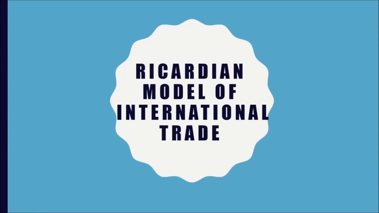 understanding the economics of ricardian