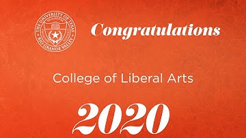 UTRGV Fall Commencement 2020, College of Liberal Arts