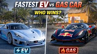 Fastest Ev Vs Fastest Gas Car Rimac Nevera Vs Jesko Full Comparison Forza Horizon 5
