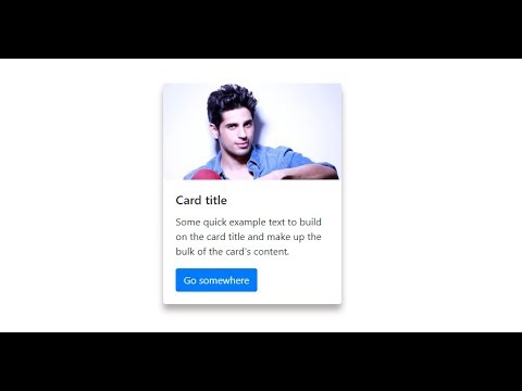 Simple Bootstrap Card Hover Effect | HTML & CSS - YouTube