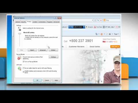 Internet Explorer® 8: How to manage Pop-up Blocker settings in Windows® 7