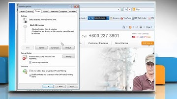 Internet Explorer® 8: How to manage Pop-up Blocker settings in Windows® 7