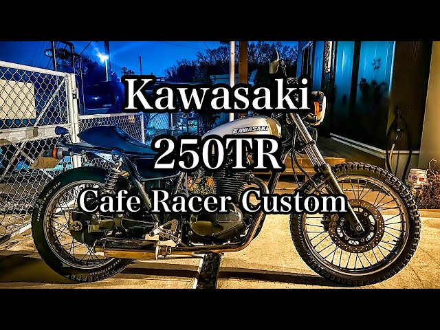 Kawasaki 250TR Cafe Racer Custom - YouTube
