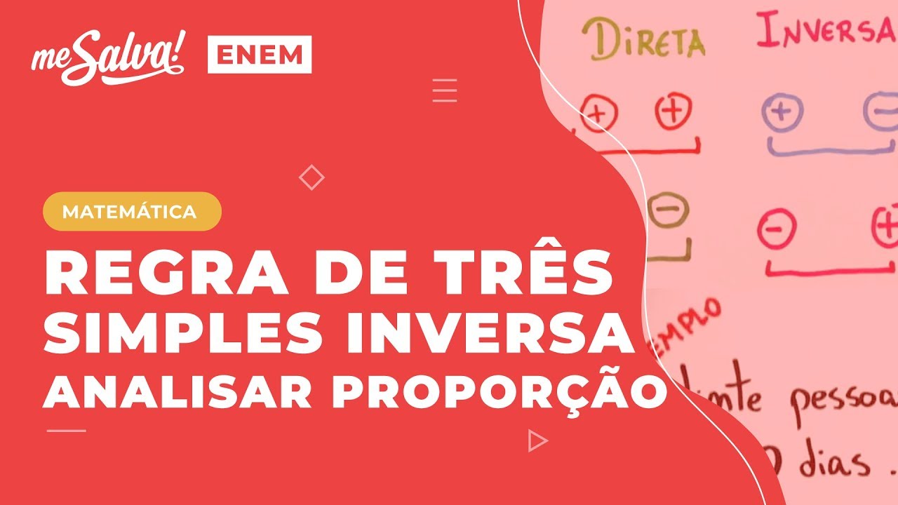 derivada de un cociente Regra de Três Simples - Como analisar a proporção RDTA05 Aula 07