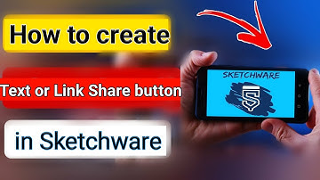 How to create Text or Link Share button in Sketchware