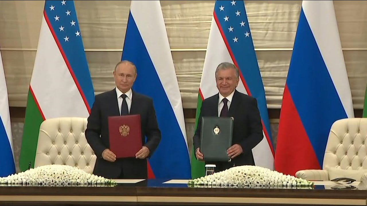 Russia and Uzbekistan sign declaration on a strategic partnership | AFP